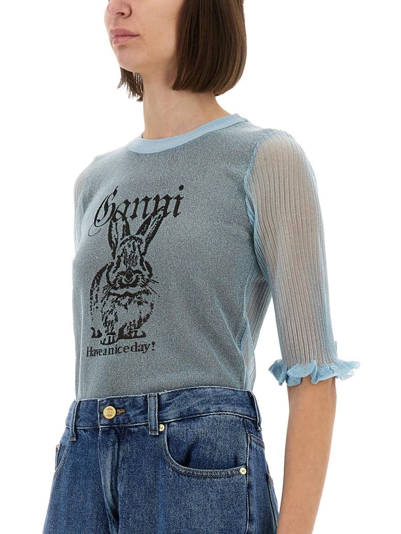 bunny crewneck top by Selfnex