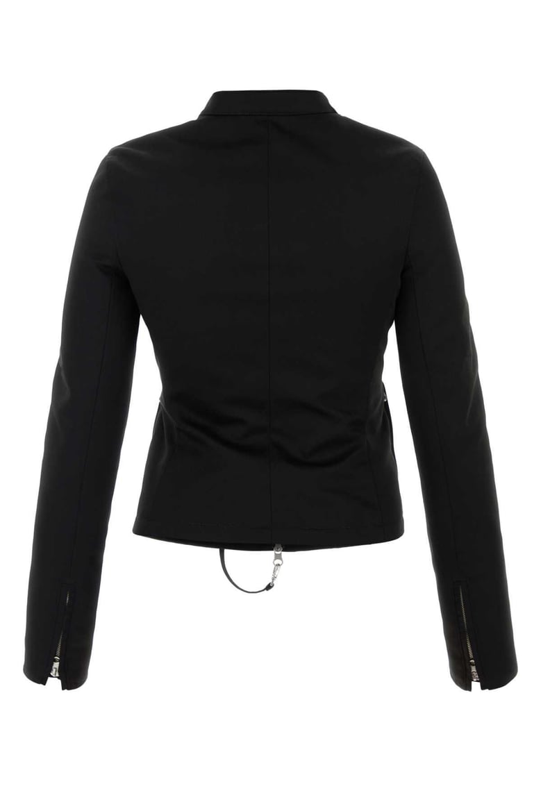 black canvas jacket by Selfnex