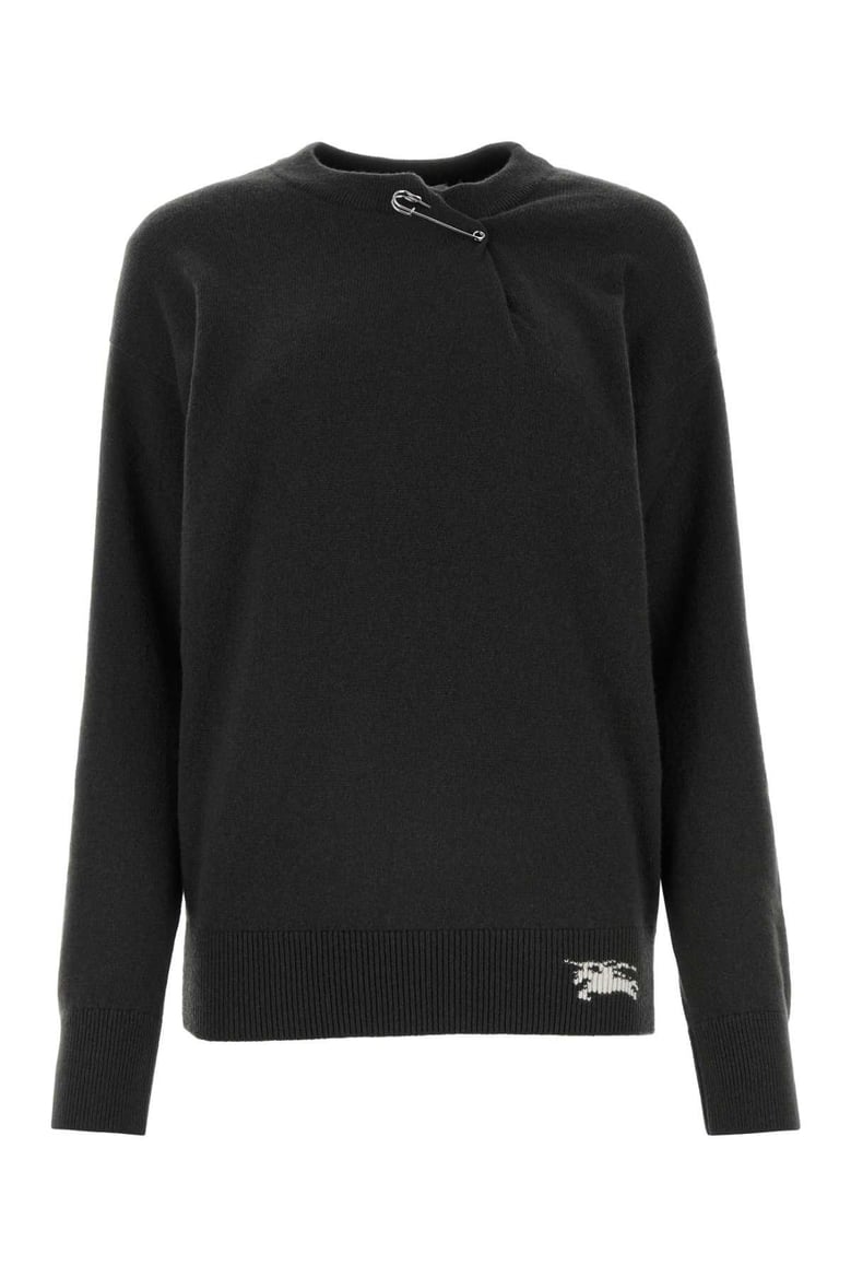 anthracite cashmere sweater by Selfnex