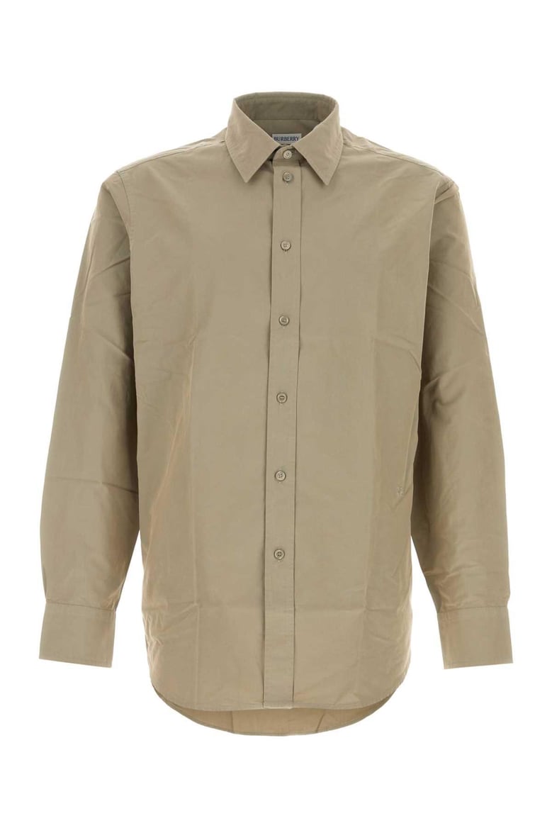 khaki poplin shirt by Selfnex