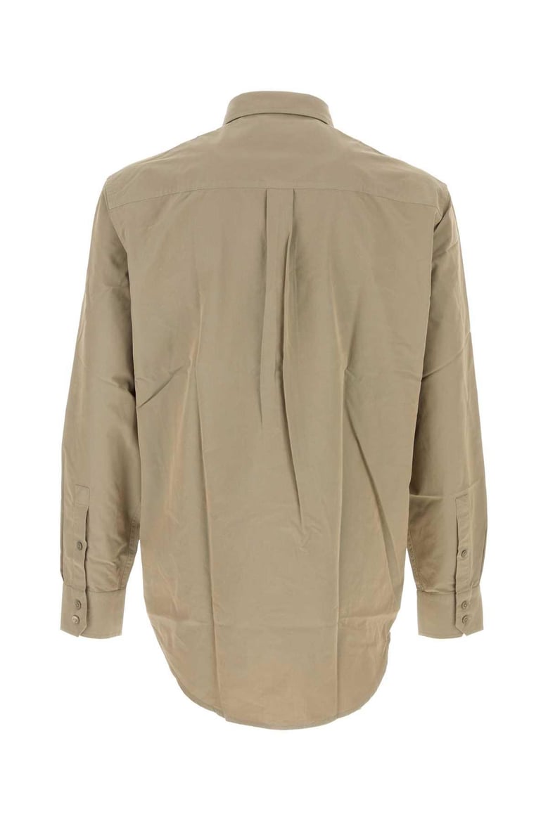 khaki poplin shirt by Selfnex