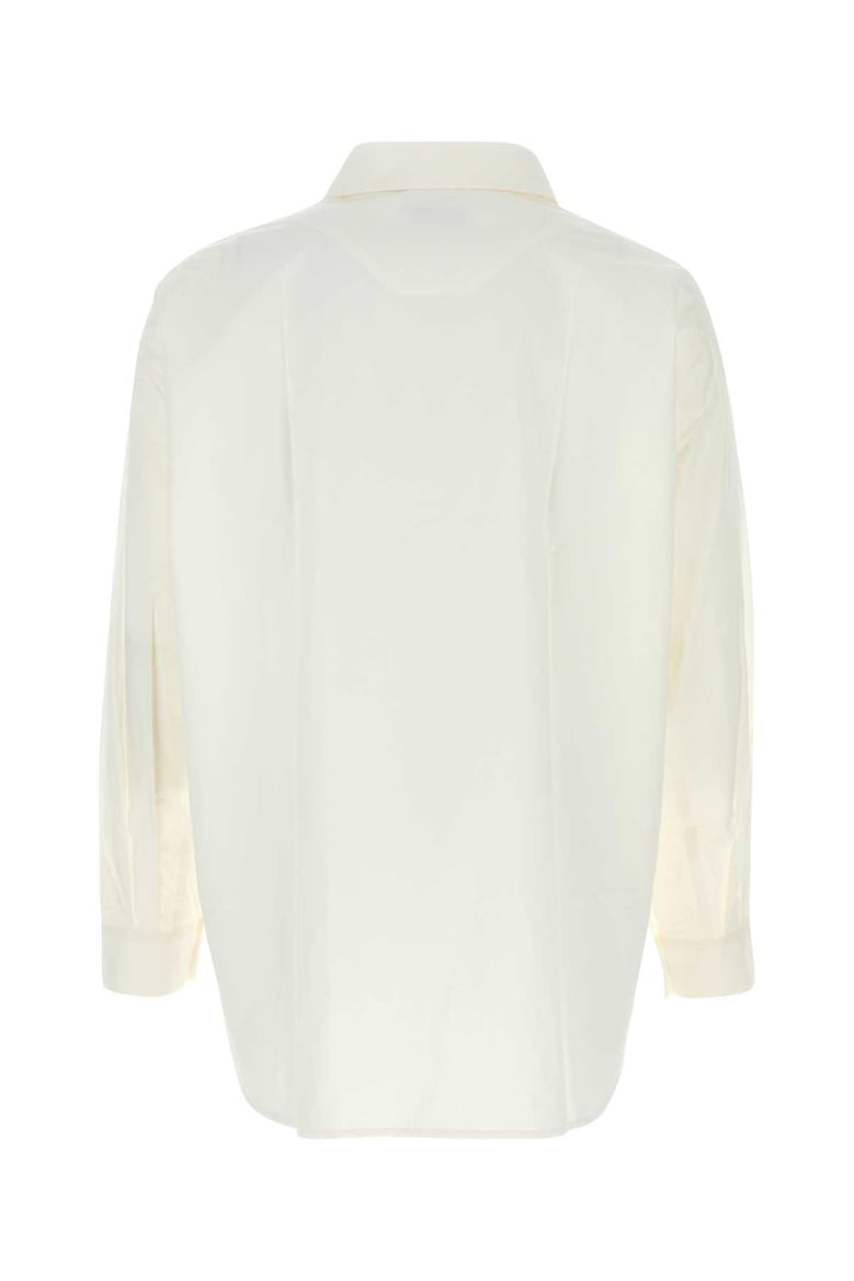 white piquet claude polo shirt by Selfnex
