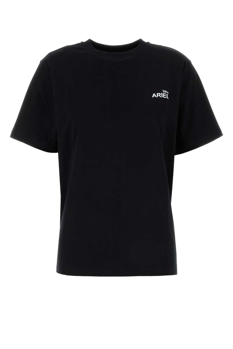 black cotton coperni x disney ariel t-shirt by Selfnex