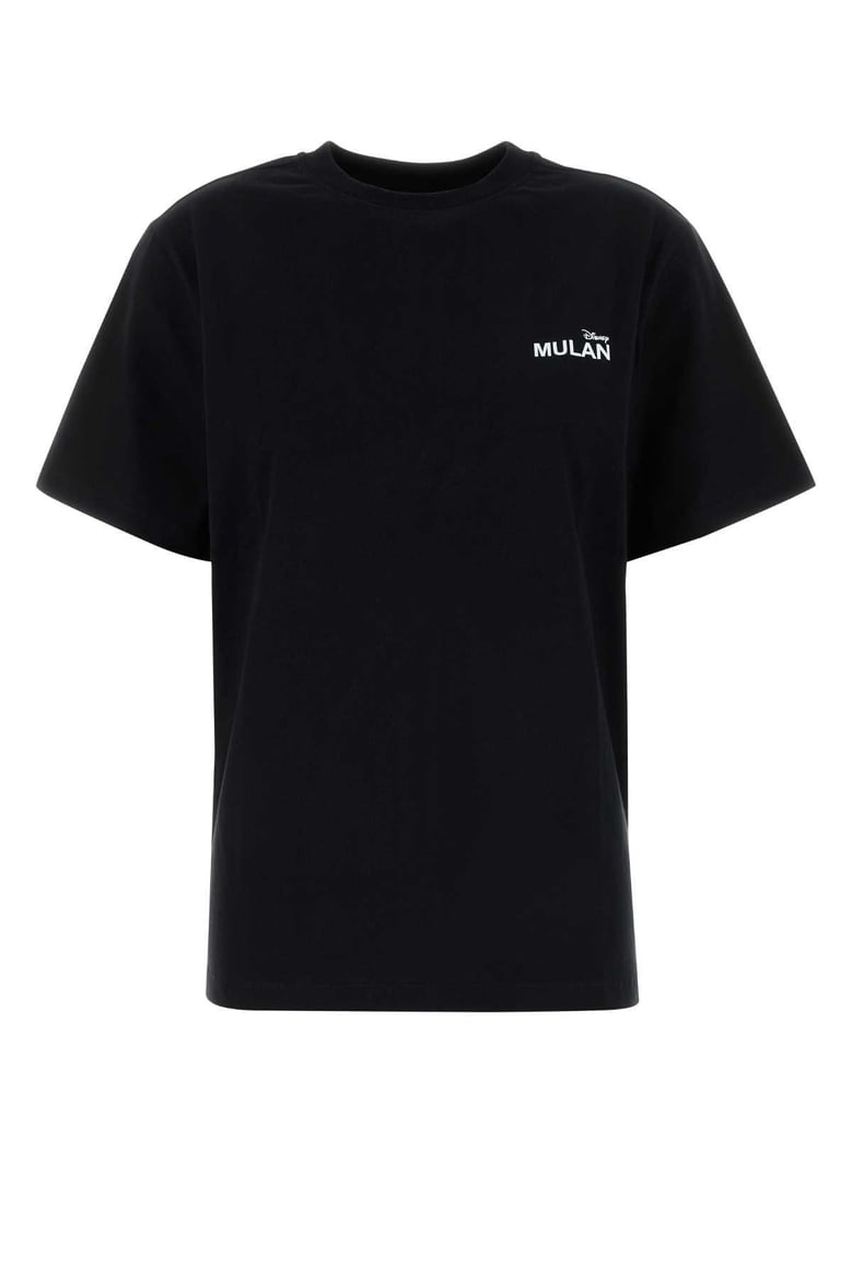 black cotton coperni x disney mulan t-shirt by Selfnex