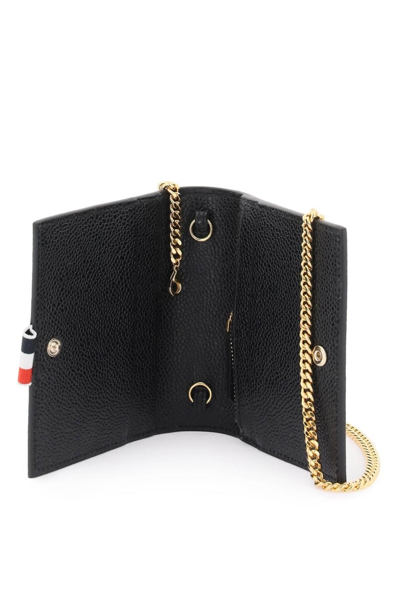 black leather card holder by Selfnex