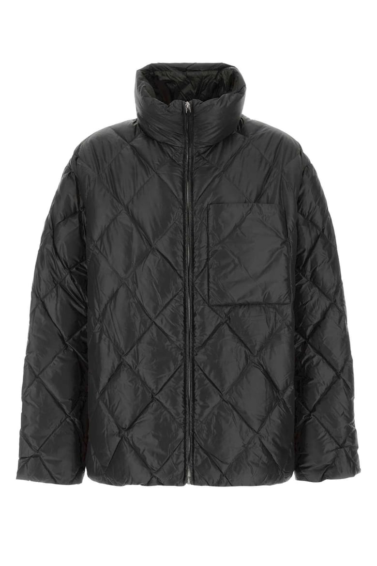 black nylon down jacket by Selfnex