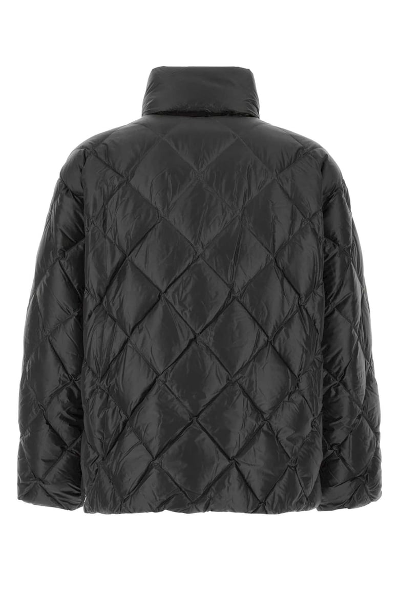 black nylon down jacket by Selfnex