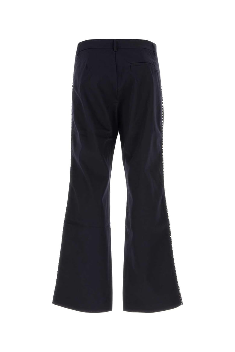 midnight blue cotton pant by Selfnex