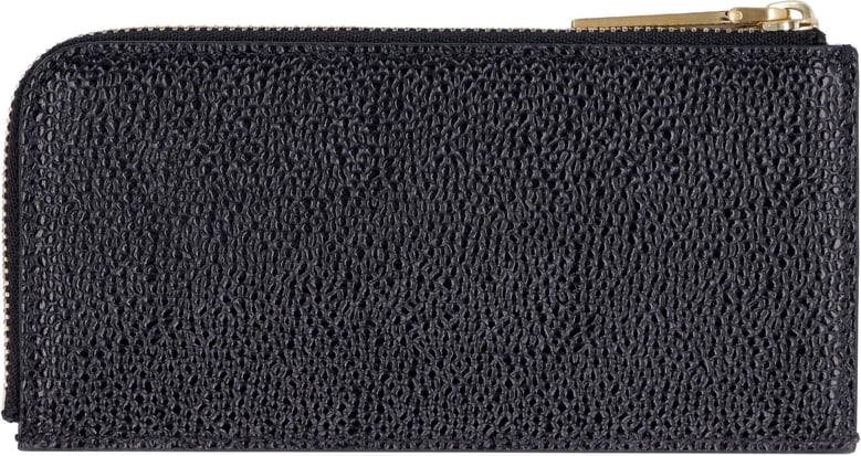 black leather coin purse by Selfnex