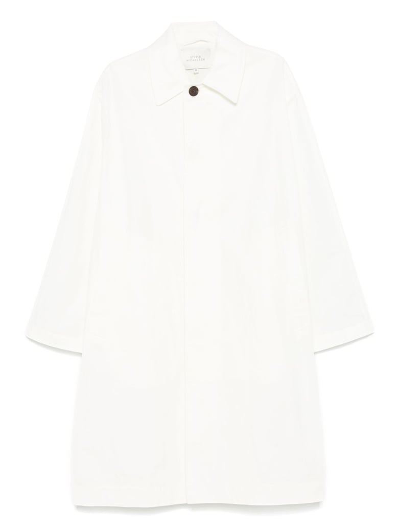 nylon and cotton blend coat by Selfnex