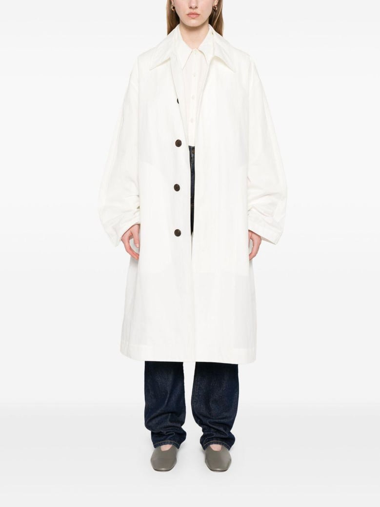 nylon and cotton blend coat by Selfnex