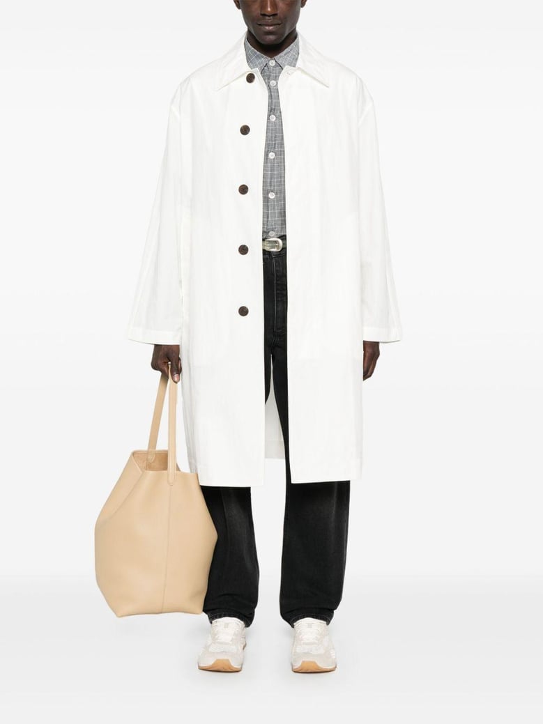 nylon and cotton blend coat by Selfnex