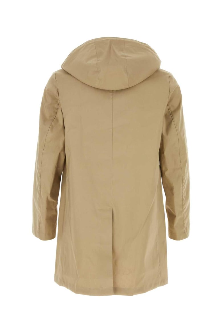 beige cotton cambridge raincoat by Selfnex