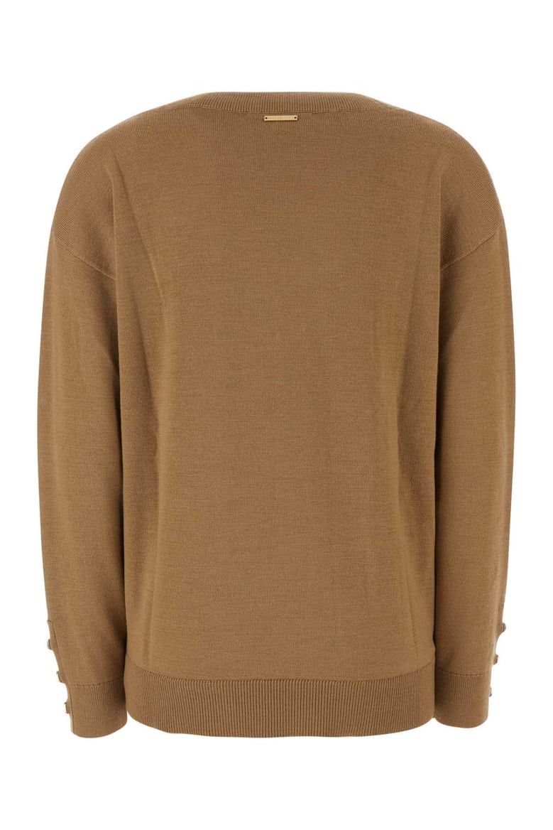 camel wool sweater by Selfnex