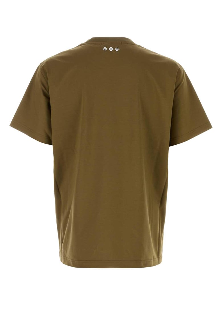 army green cotton t-shirt by Selfnex
