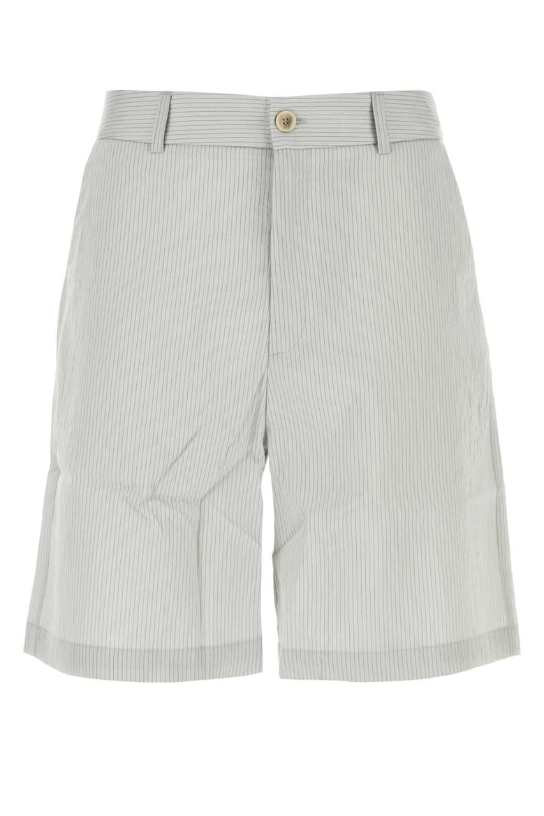 embroidered modal blend nicolas bermuda shorts by Selfnex