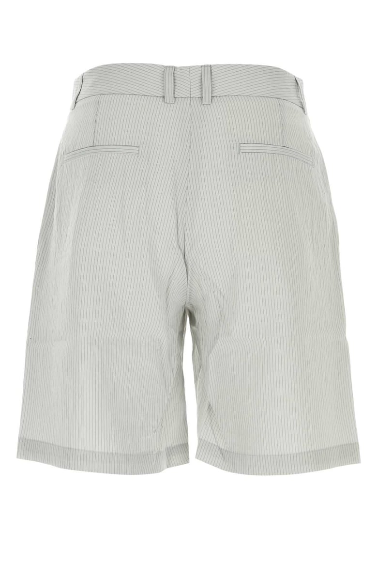 embroidered modal blend nicolas bermuda shorts by Selfnex