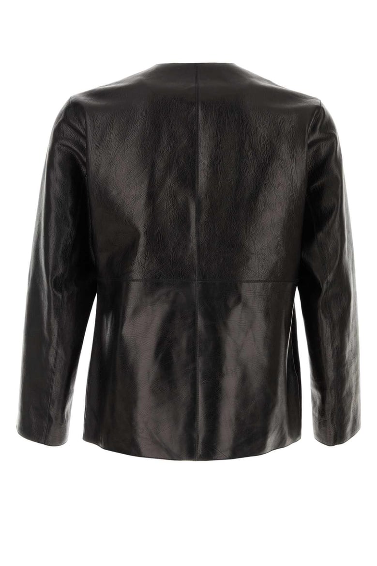 black leather jacket by Selfnex