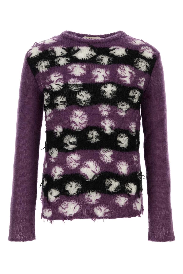 multicolor wool blend sweater by Selfnex
