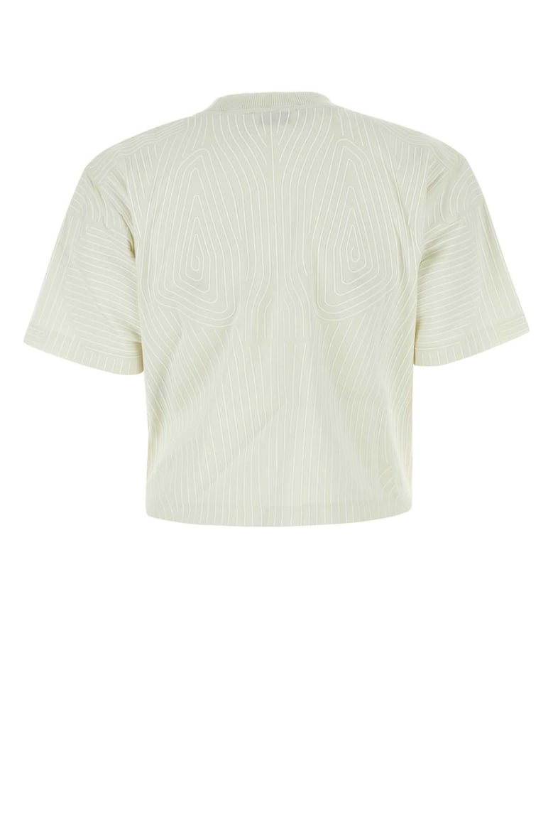 ivory cotton oversize t-shirt by Selfnex