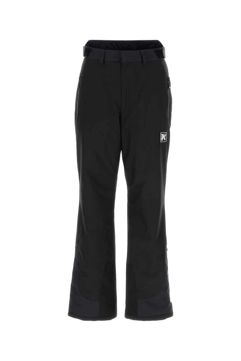 black polyester ski pant by Selfnex