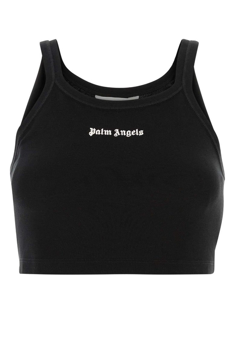black piquet top by Selfnex