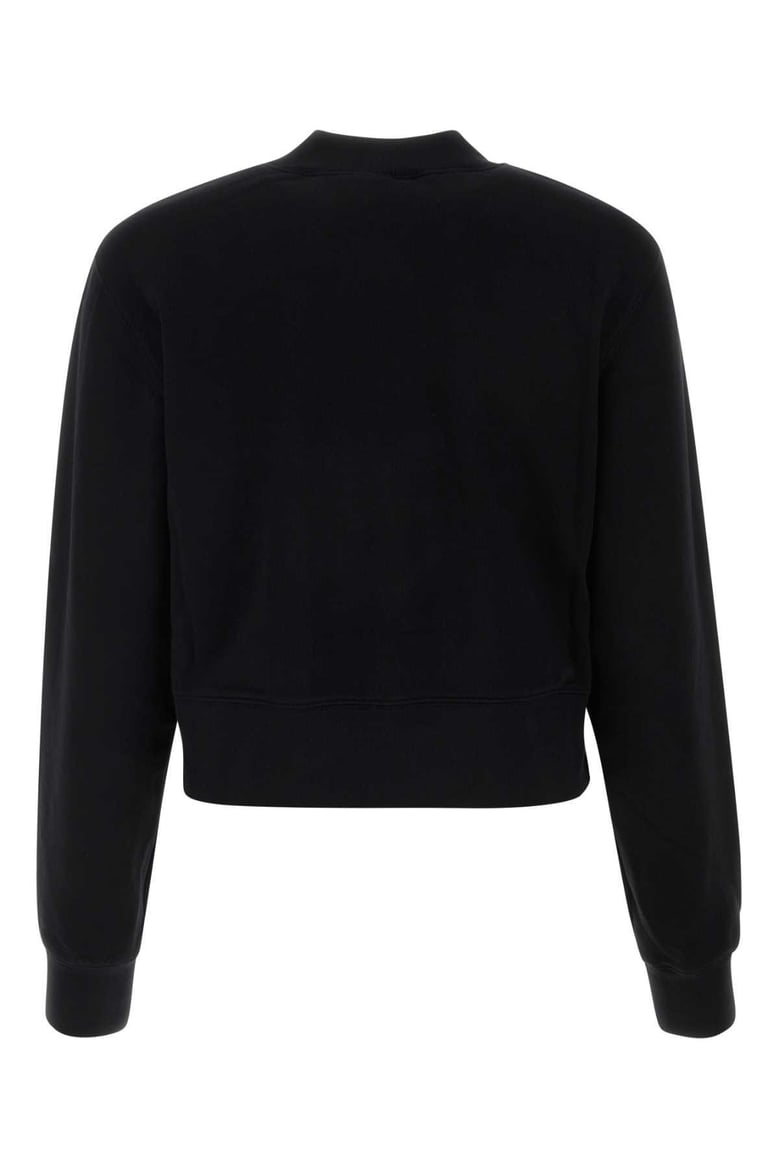black cotton sweatshirt by Selfnex
