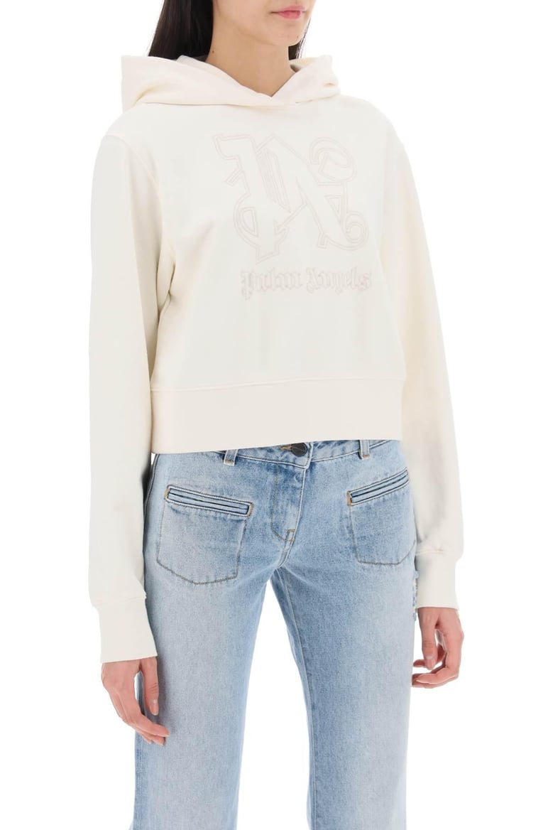 ivory cotton sweatshirt by Selfnex