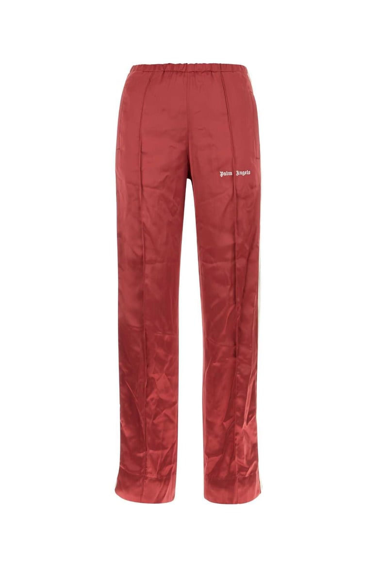 tyrian purple viscose pant by Selfnex