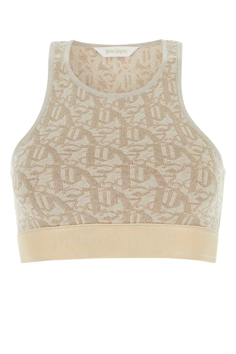 embroidered viscose blend top by Selfnex