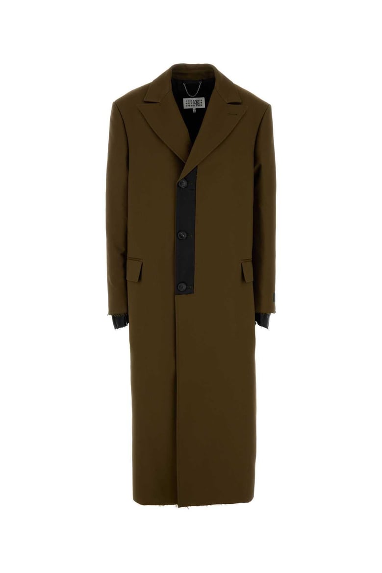 mud polyester coat by Selfnex