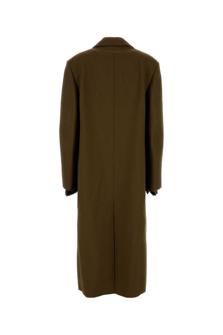 mud polyester coat by Selfnex