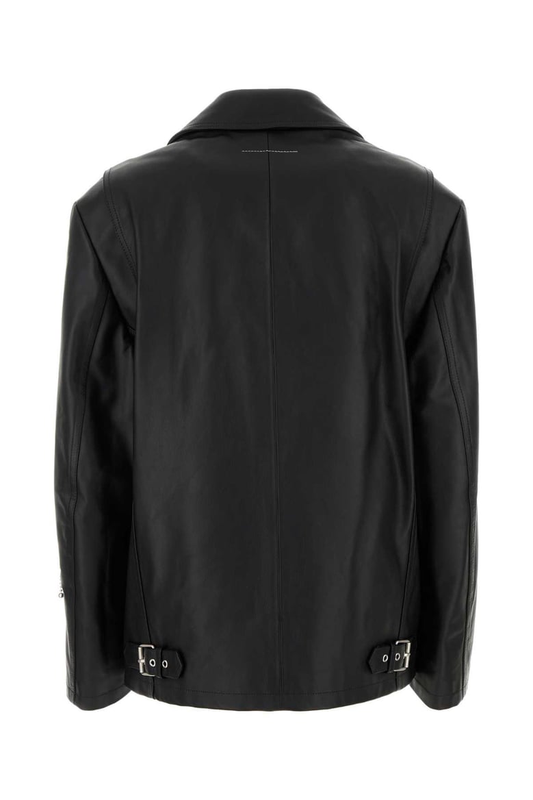 black leather jacket by Selfnex