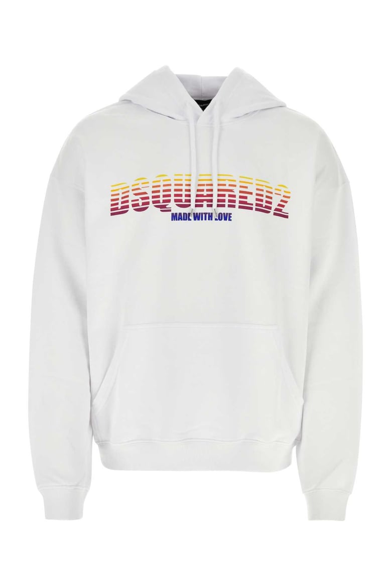 white cotton sweatshirt by Selfnex