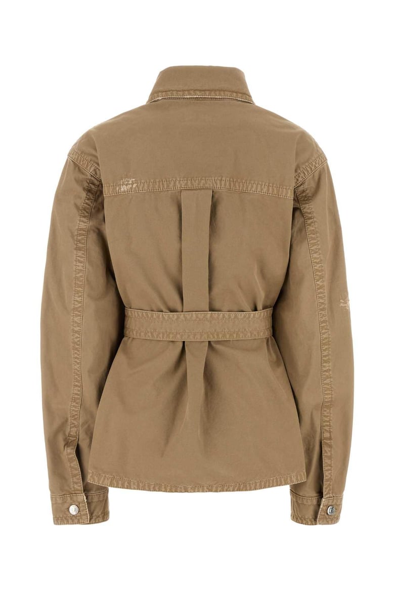 beige cotton jacket by Selfnex