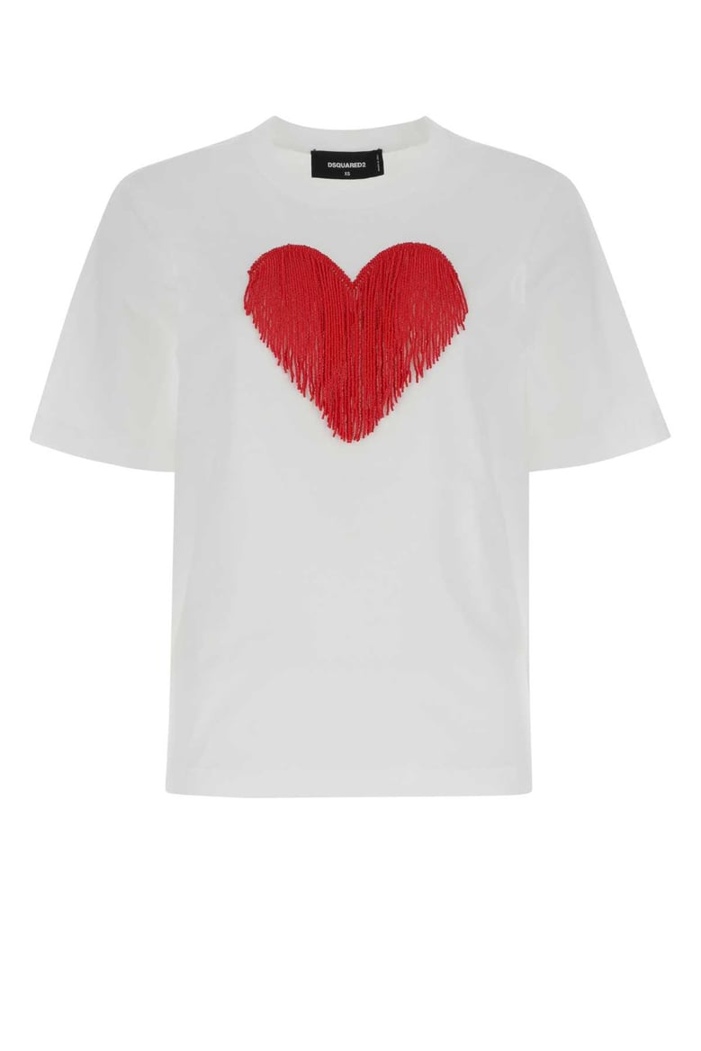 white cotton t-shirt by Selfnex