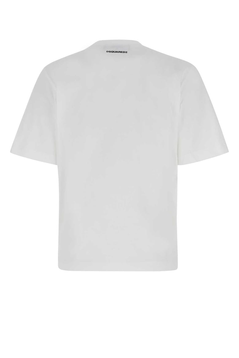 white cotton t-shirt by Selfnex