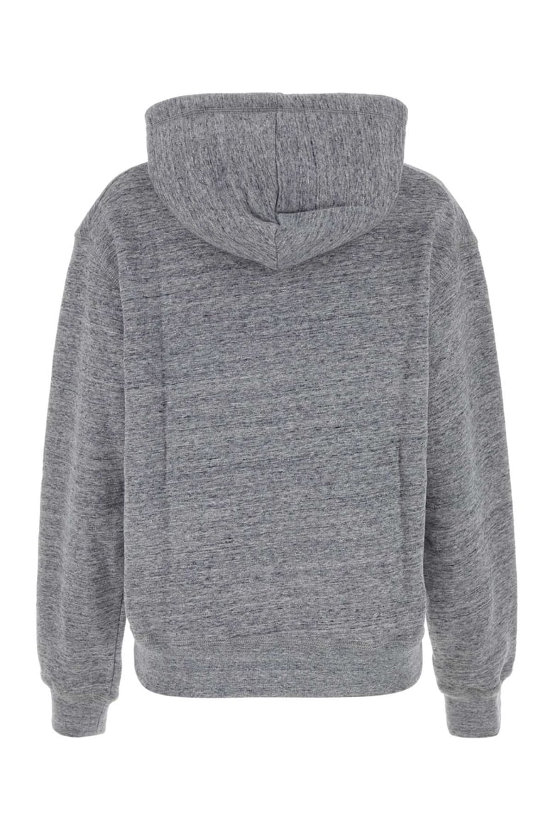melange grey cotton sweatshirt by Selfnex