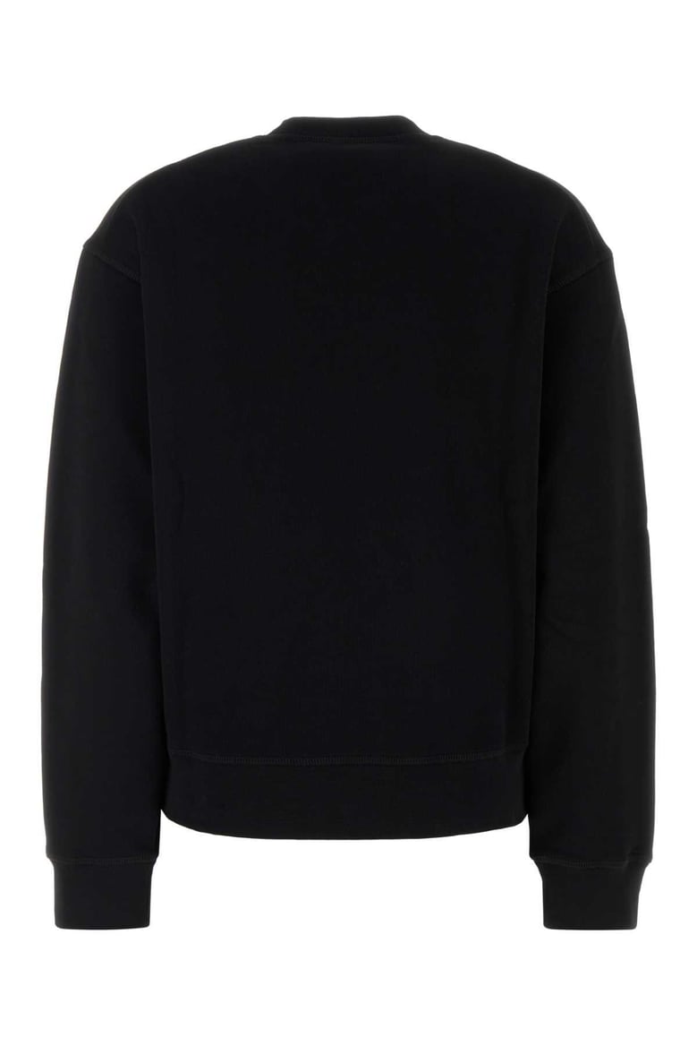 black cotton sweatshirt by Selfnex