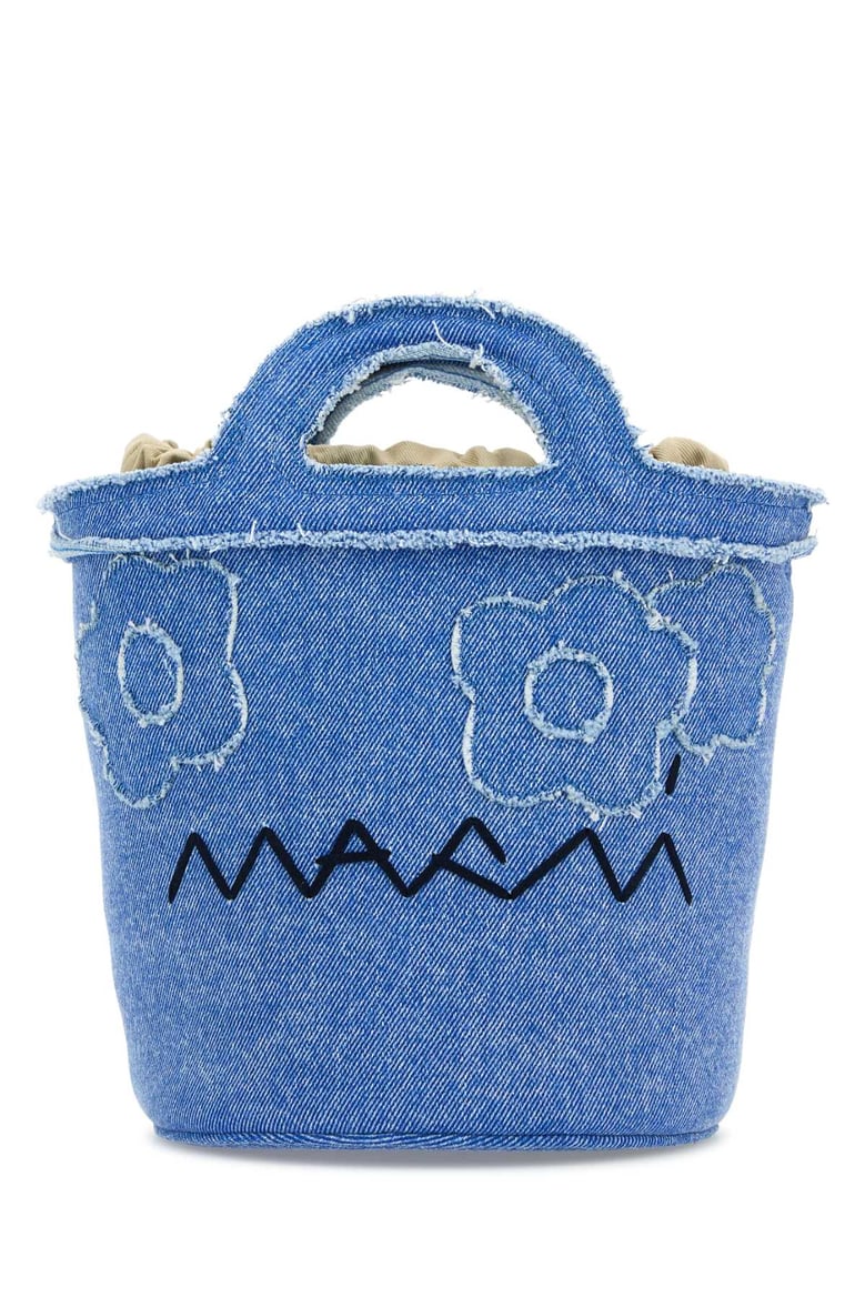 denim bucket bag by Selfnex
