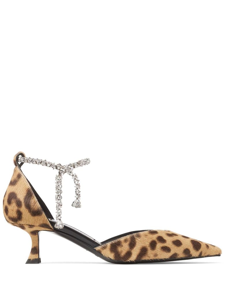 printed calf hair stevie 50 pumps by Selfnex