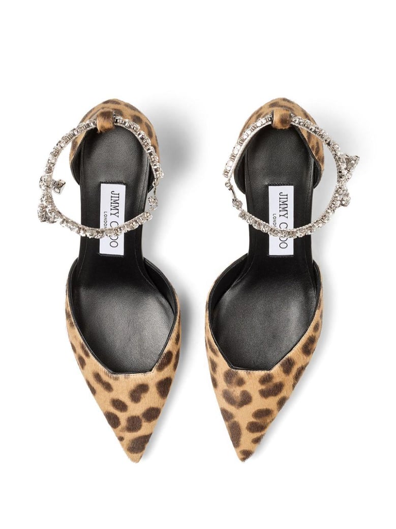 printed calf hair stevie 50 pumps by Selfnex