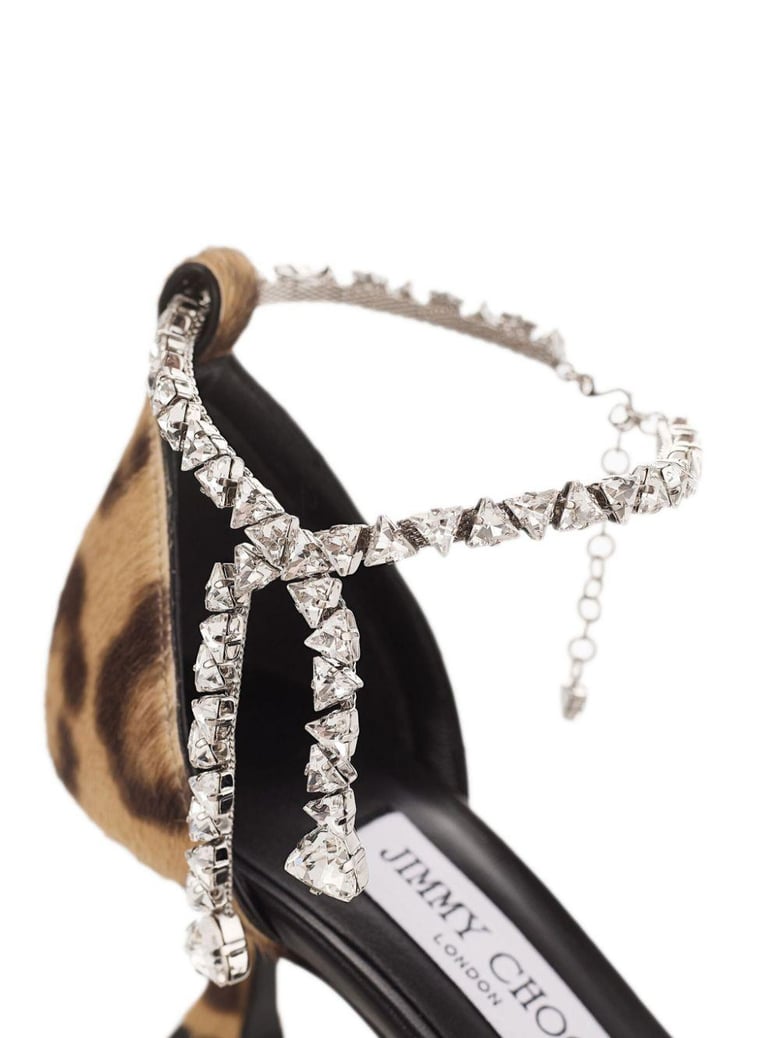 printed calf hair stevie 50 pumps by Selfnex