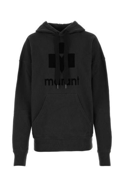 black cotton blend mansel sweatshirt by Selfnex