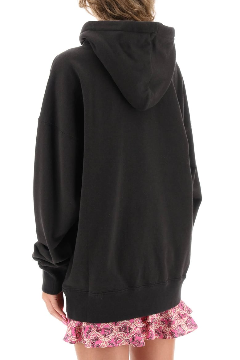 black cotton blend mansel sweatshirt by Selfnex
