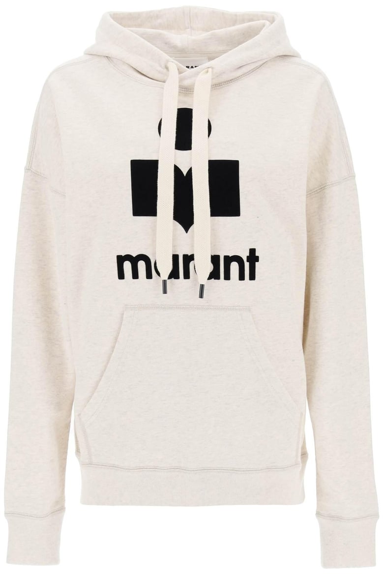 melange ivory cotton blend mansel sweatshirt by Selfnex