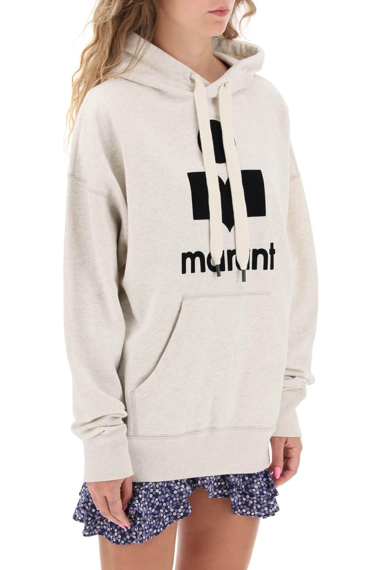 melange ivory cotton blend mansel sweatshirt by Selfnex