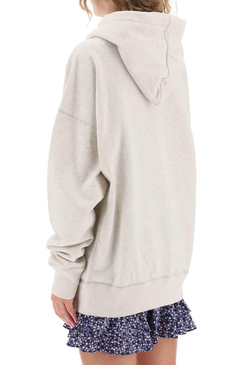 melange ivory cotton blend mansel sweatshirt by Selfnex
