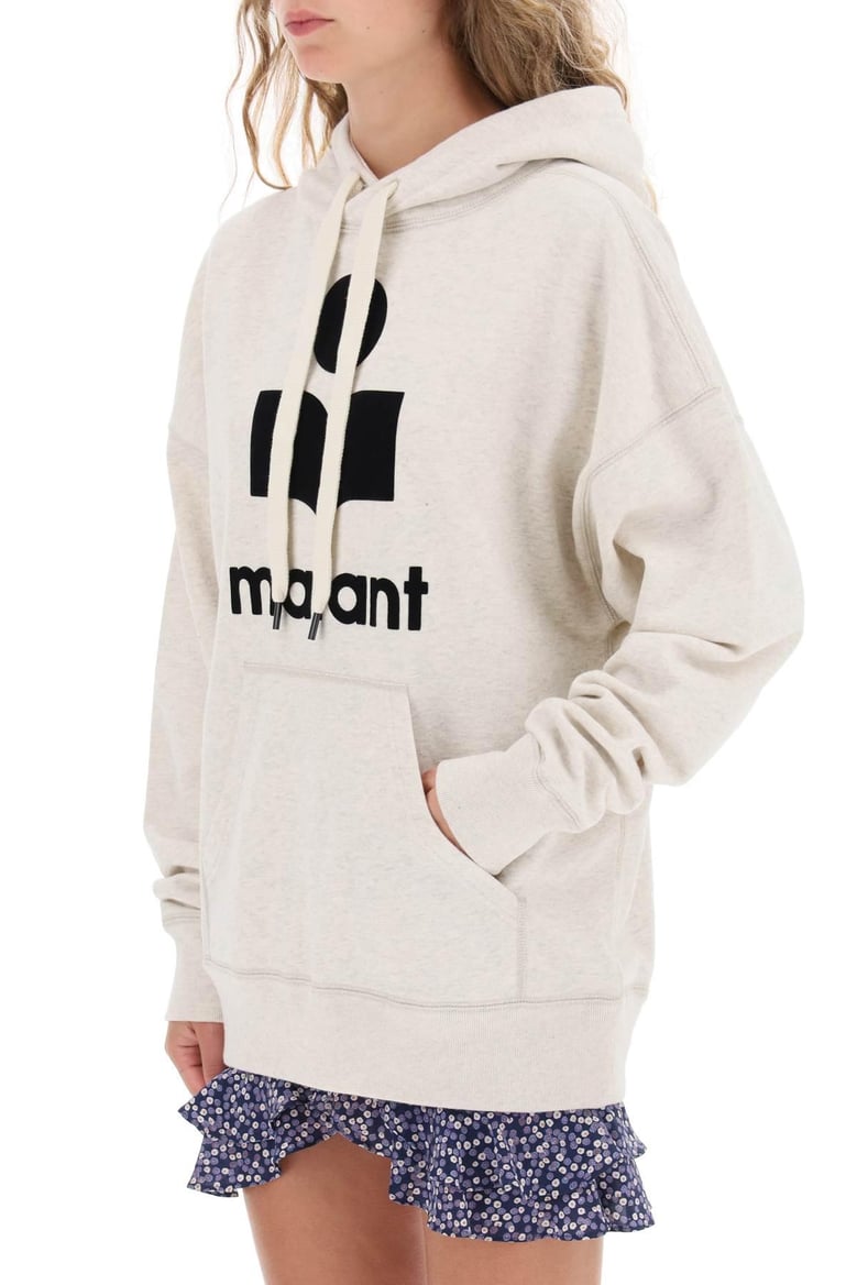 melange ivory cotton blend mansel sweatshirt by Selfnex