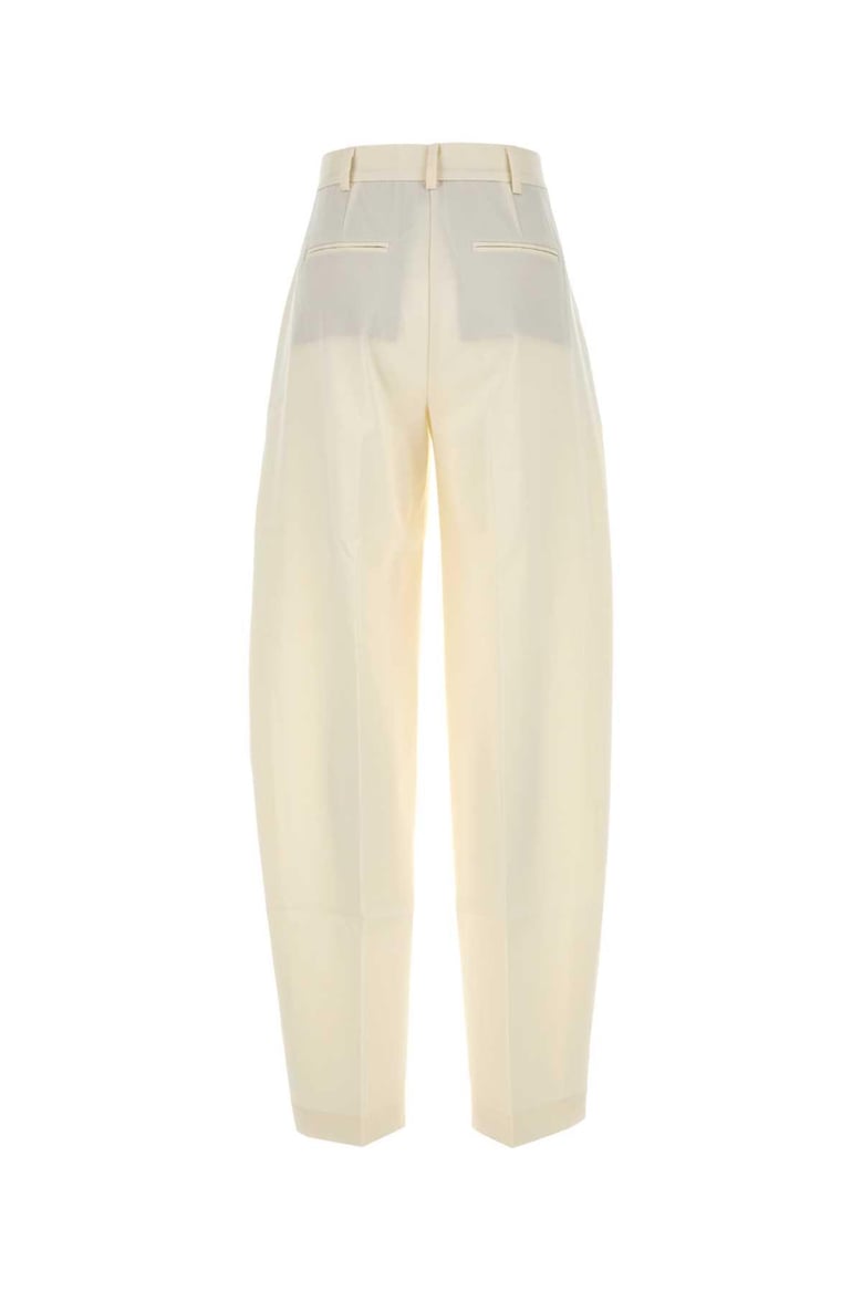 ivory gabardine pant by Selfnex